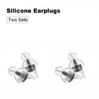 HUAK High Fidelity Silicone Ear Plugs for Noise Cancelling Washable Reusable Musicians Motorcycles Sleeping Work, Study, Swim