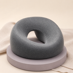 DayHush ProneRest Pillow on a warm cream and lavender studio set
